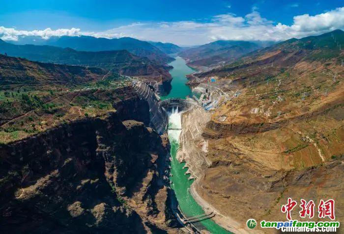 白鶴灘水電站。東方電氣供圖