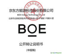 京東方能源科技申請新三板掛牌：聚焦綠色低碳主業(yè)，提升能源物聯(lián)網(wǎng)板塊市場競爭力